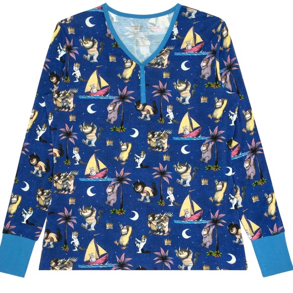 Little Sleepies Other - Little Sleepies “Where the Wild Things Are” women’s long sleeve pajama top